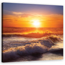 Leinwandbild Meer Welle Natur