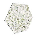 Hexagon Dibond Urter og vilde blomster - UN Designs