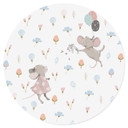 Vinilo decorativo Ratoncitos con globos - UN Designs - Redondo