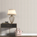 Tapeta w paski, tapeta z włókniny Erismann Versailles taupe, srebrna