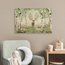 Plakat drewniany Kikki Belle - Jeleń latem