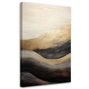 Leinwandbild Goldene Wellen
