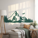 Wallsticker Bjerg med skovlandskab