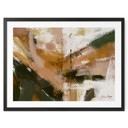 Poster Warme Penseelstreken Abstract - Cheney