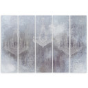 Canvas print 5 dele, lysekrone