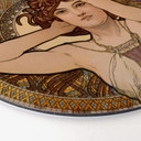 Wandcirkel Mucha - Amethyst