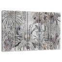5 stykke lærredstryk Mosaikjungle