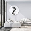 Tableau sur alu-Dibond rond 1X Studio - Velvet Pumps