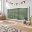 Filz Fußball, Torwand Akustikpaneele, Wanddeko mit Akustikfunktion für das Kinderzimmer