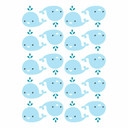 Sticker mural - Set bébé baleine
