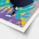 Poster Ballerine avec Graffiti de Football - Habib