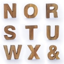 Holz Dekobuchstaben zum Hinstellen