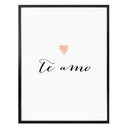 Plakat Confetti & Cream - Te amo