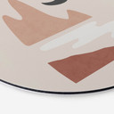 Tableau sur alu-Dibond rond Orara Studio - Paysage nocturne