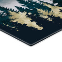 Panel szklany do kuchni Tajemnicza Mgła w Lesie - SpaceFrog Designs