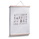 Poster - Aufgeben kannst du bei der Post