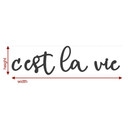 MDF - Dekoracja drewniana C'est la vie