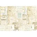 Architects Paper Papier peint photo Atelier 47 Sheet of Music crème, gris, bleu, turquoise