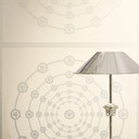 Tapeta z włókniny Versace I Love Baroque Medusa Circles Grey White luksusowa