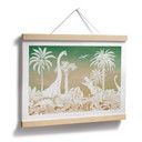 Plakat Przygoda z dinozaurami - Ombre - Kikki Belle