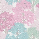 Architects Paper Floral Impression - Papier peint intissé de forêt, rose