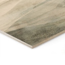 Houten Wanddecoratie Mistig berglandschap aquarel - Ms Tiff