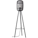 Stehleuchte Willi, braun, 130 x 45 cm, Bambus Stehlampe