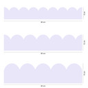 Wallsticker bølgebort lilla-pastel