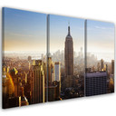 3 stykke lærredstryk, New York City