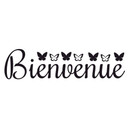 Sticker mural - Bienvenue 5 patères incl.