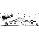 Wandtattoo Weihnachtslandschaft 1