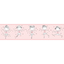 A.S. Création Lovely Kids Frise autocollante enfant - Rosé