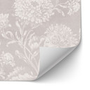 Samoprzylepny panel ścienny do kuchni z polnymi kwiatami w kolorze kredowego beżu - Bloomery Decor