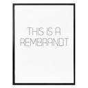 Plakat To jest Rembrandt