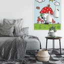 Muurprints Gelukszoeker - Sheepworld
