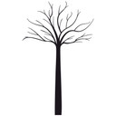 Muursticker Hoge Boom 2-kleurig