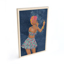 Plakat drewniany Rockabilly Girl: Nie twoja dziewczyna - Oltmanns