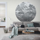 Fujiyama digital tapet i 1,4 m x 1,4 m Fashion for Walls 4 av Guido Maria Kretschmer