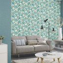 Rasch Kalahari Papier peint intissé à motif turquoise