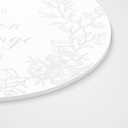 Spruch Acrylglasbild, Fensterbild zum Aufhängen Es sind die kleinen Dinge im Leben - Rund