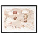 Poster Aventure Animalière en Montgolfière - Oliver Robins