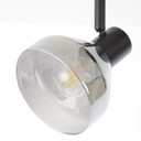 Spotrohr Max, schwarz, 19,5 x 89 cm, Glas Strahler
