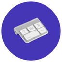 Naklejka na ścianę Keyboard of Life - Pozdniakov - Round