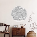 Muursticker rond - Amsterdam