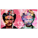 3-delt lærredstryk, Frida Kahlo