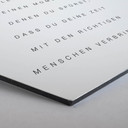 Hexagon - Alu-Dibond - Die schönsten Zeiten