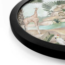 Plakat dziecięcy Kikki Belle - Jungle Paradise - okrągły