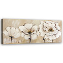 Canvasbillede, Hvide blomster Shabby Chic