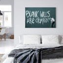 Obraz na płótnie Banksy - Puste ściany są przestępstwem