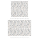 Fototapeta Delicate Watercolour Leaves - Delikatna szarość - Bloomery Decor